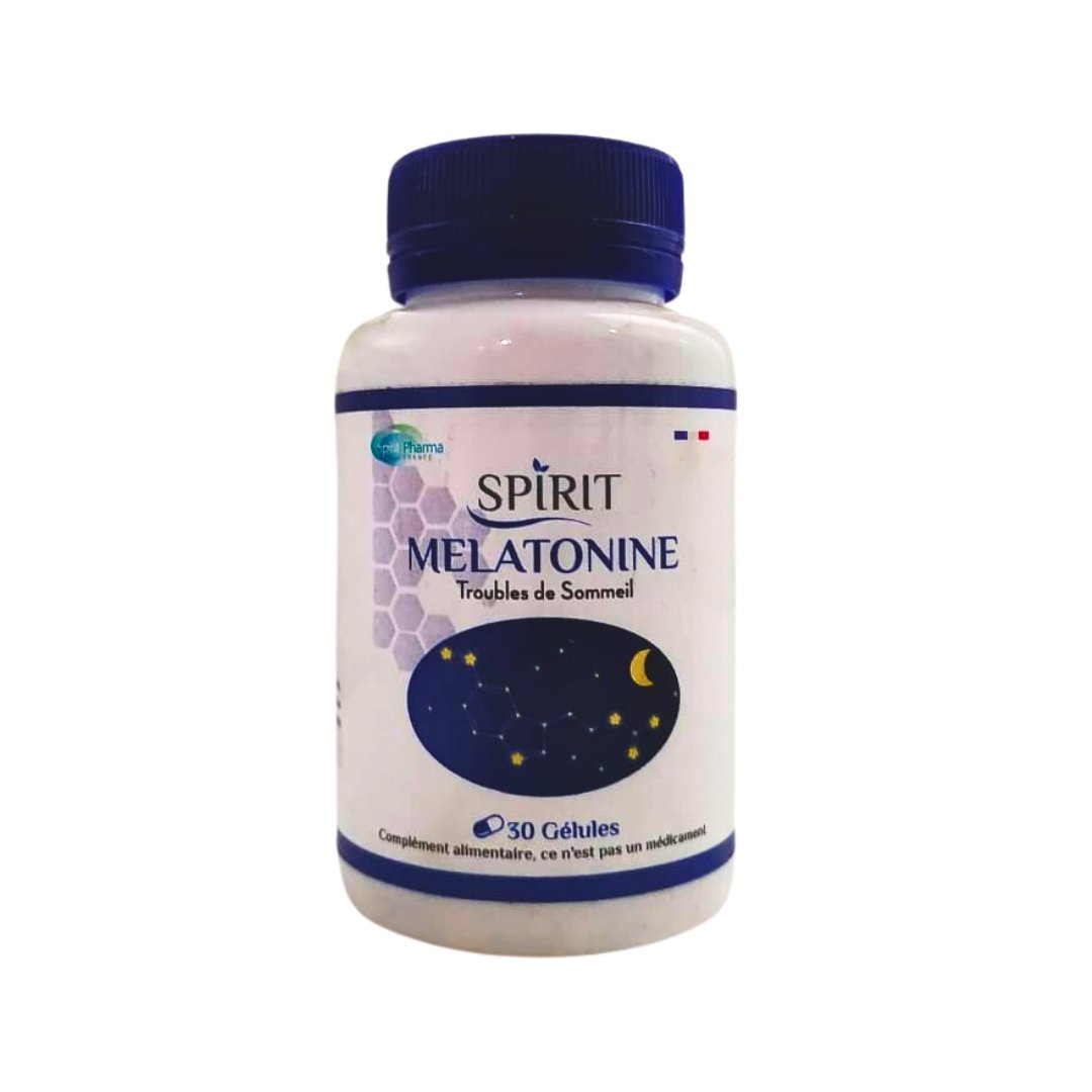 Spirit-Melatonine-30-gelules-1.jpg Spirit Melatonine 30 Gelules – Image 1