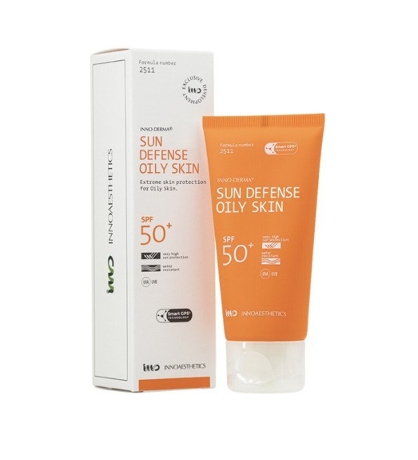 Sun-defense-oily-skin-uvp-spf50-innoaesthetics-2.jpg Innoaesthetics Sun defense Oily Skin Uvp spf50+ – Image 1