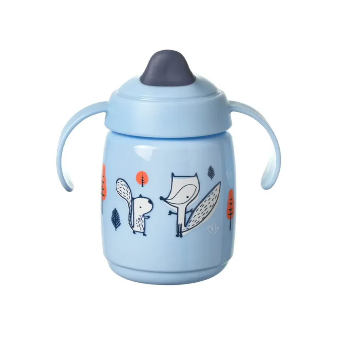 Tommee-Tippee-Tasse-dapprentissage-anti-fuite-6m-300ml-Bleu-2.png Tommee Tippee Tasse d’apprentissage Anti-fuite +6m 300ml Bleu – Image 1