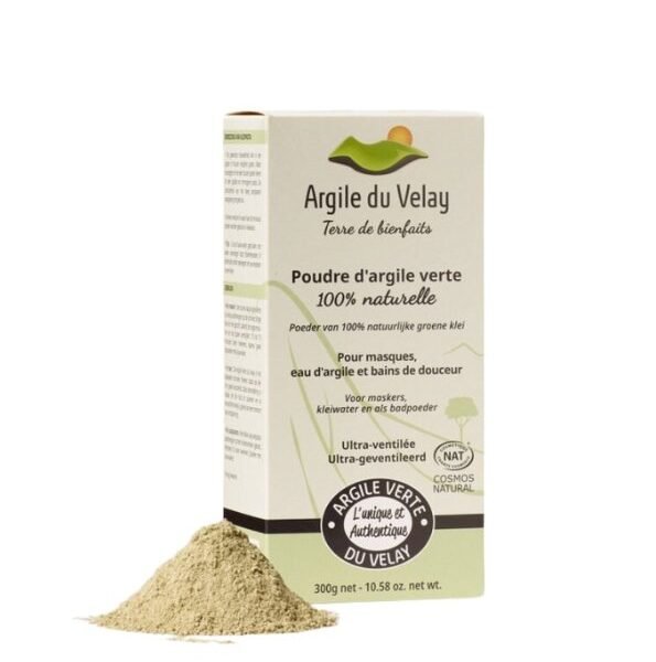 VELAY POUDRE D&rsquo;ARGILE VERTE 300G