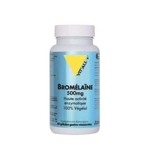 VITALL PLUS BROMELINE 500MG 60 GELULES