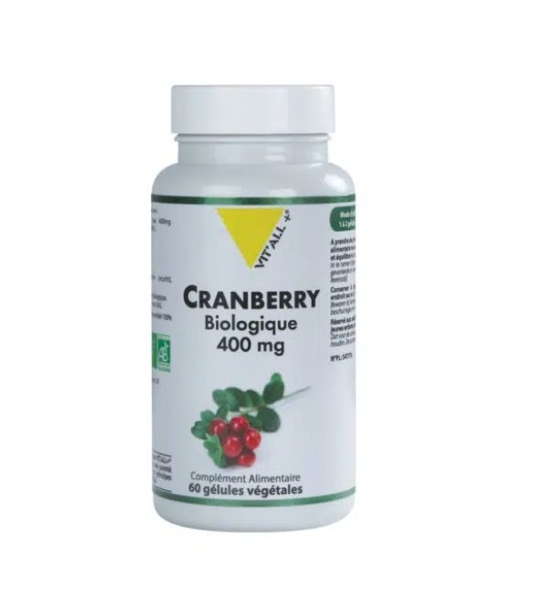 VITALL-PLUS-CRANBERRY-400MG-30GEL-1.jpg VITALL PLUS CRANBERRY 400MG 30 GELULES – Image 1