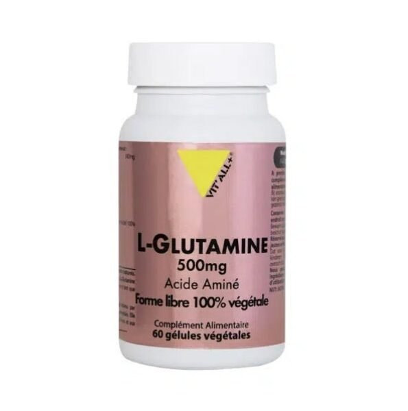 VITALL PLUS L-GLUTAMINE 500MG 60 GELULES