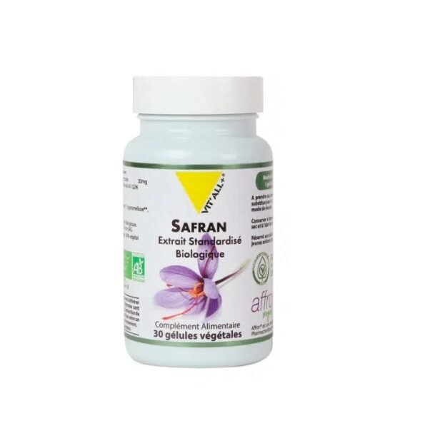 VITALL PLUS SAFRAN 30MG 30 GELULES