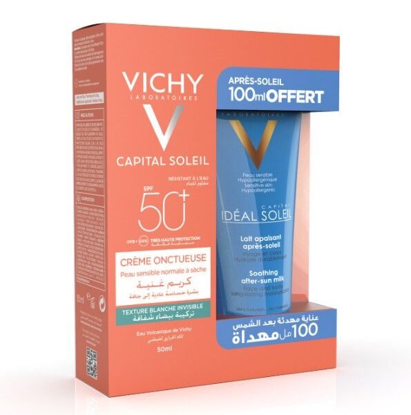 Vichy Capital Soleil Creme Onctueuse 50ml+ Apres soleil 100ml Pack