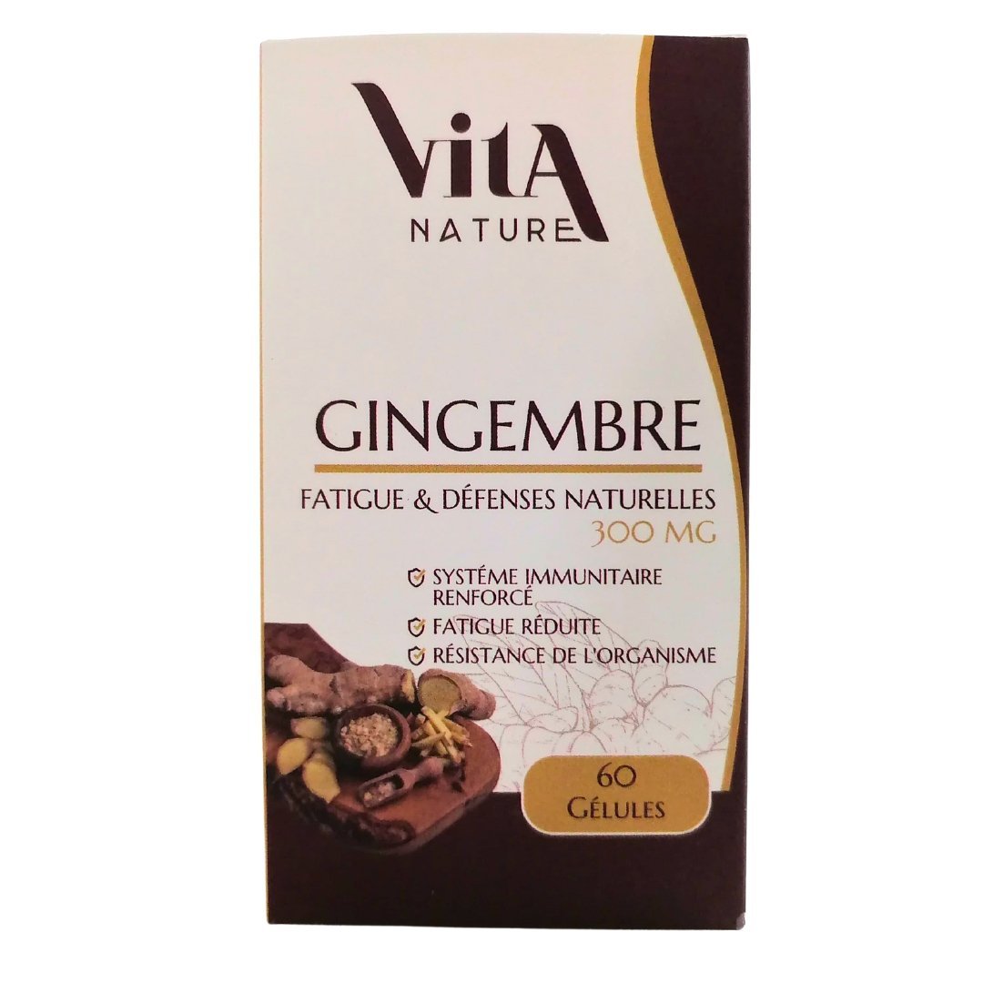 Vita-nature-gingembre-300mg-60-gelule-1.jpg Vita Nature Gingembre 300mg 60 Gelule – Image 1