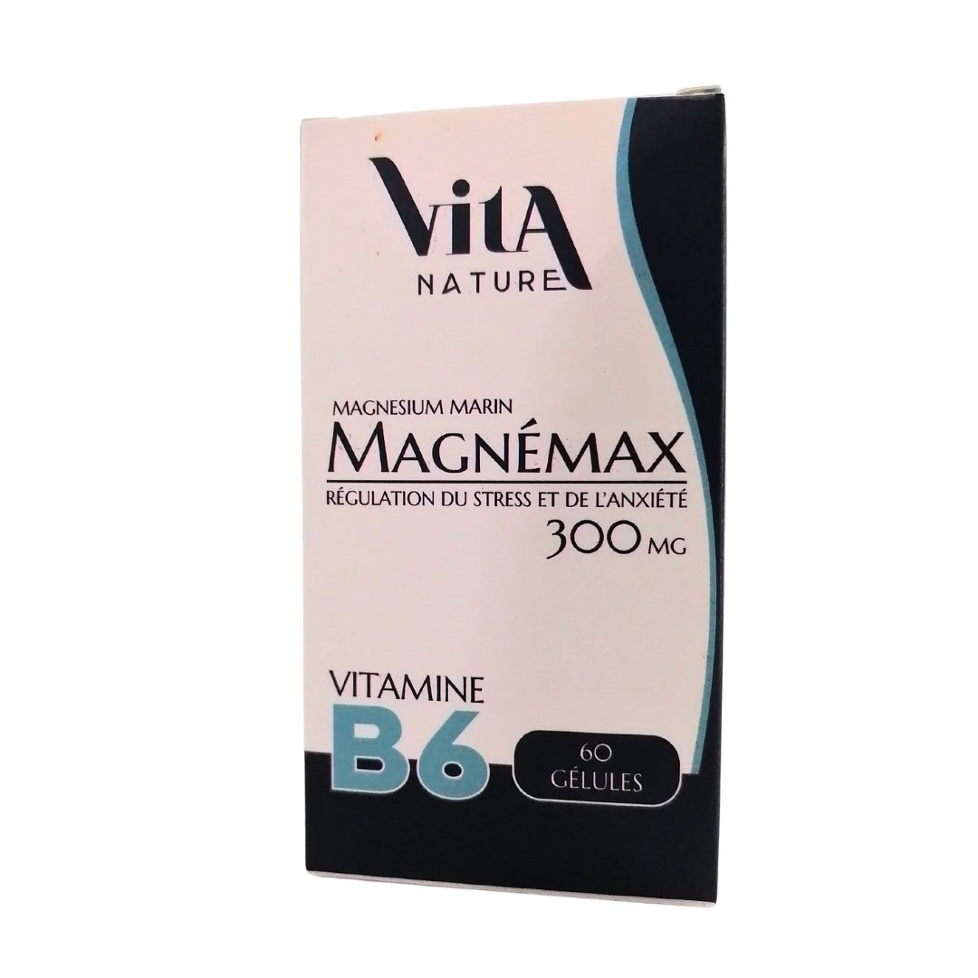 Vita-nature-magnemax-300mg-60-gelules-1.jpg Vita Nature Magnemax 300mg 60 Gelules – Image 1