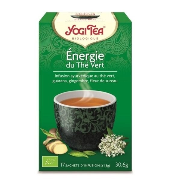 YOGI TEA ENERGIE DU THE VERT 17 X 2G