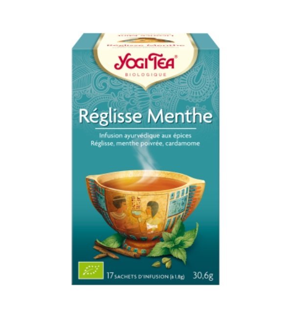YOGI-TEA-REGLISSE-MENTHE-172G-1.jpg YOGI TEA REGLISSE MENTHE 17 X 2G – Image 1