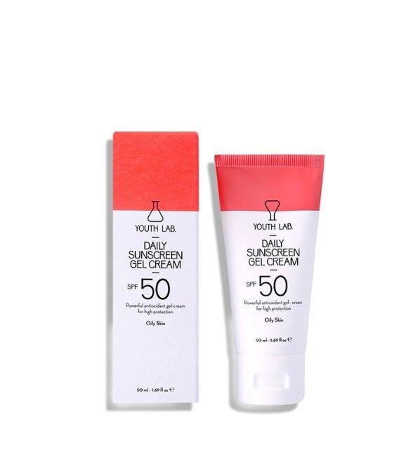 Youth-Lab-Daily-sunscreen-Gel-cream-spf50-50ml-1.jpg Youth Lab Daily sunscreen Gel Cream Spf50 50ml – Image 1