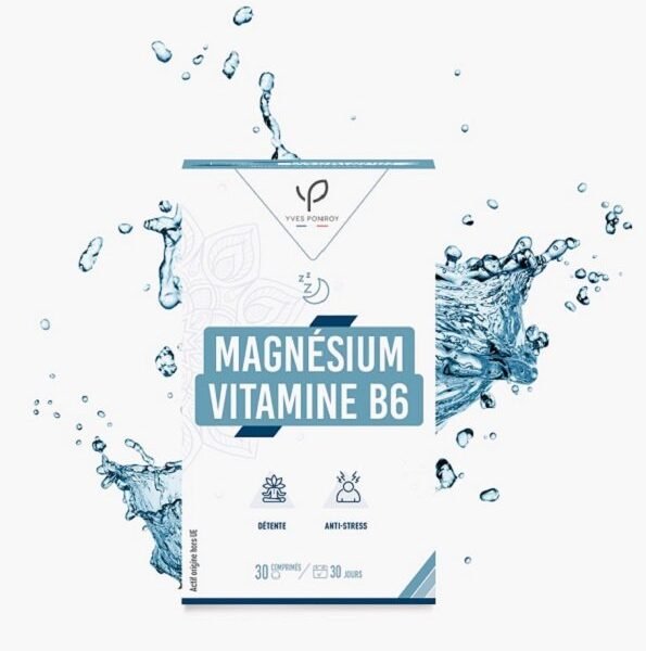 Yves Ponroy Magnésium et vitamine B6 – 30 Comprimes