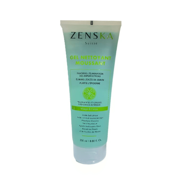 Zenska Gel Nettoyant Moussant 250ml
