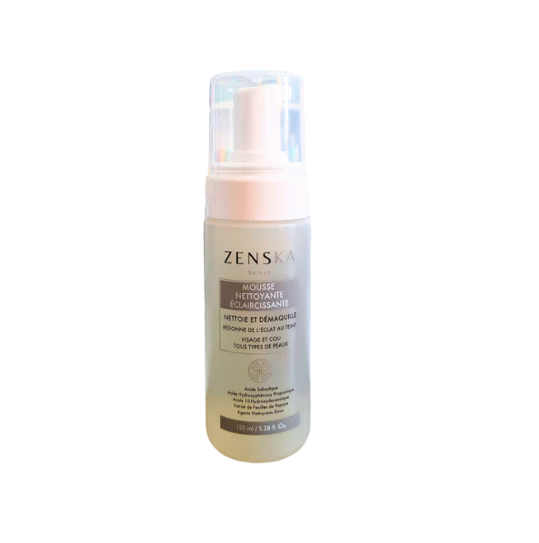 Zenska Mousse Nettoyant Eclaircissante 150ml
