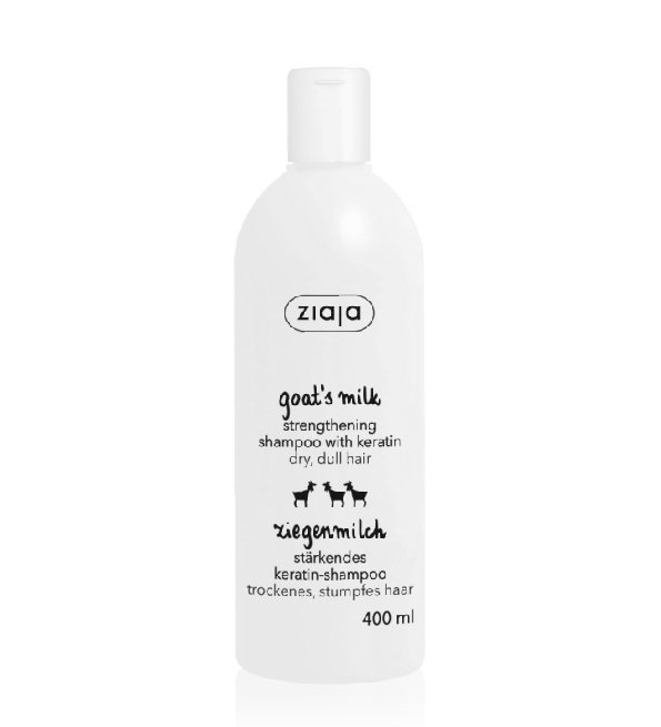 Ziaja-goats-milk-shamp-a-la-keratine-400ml-1.jpg Ziaja Goats Milk Shampoing A La Keratine 400ml – Image 1