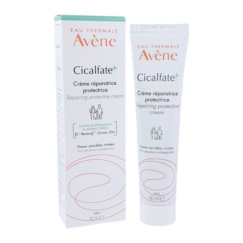 avene-cicalfate-creme-reparatrice-protectrice-40ml-1.jpg Eau Thermale Avene Cicalfate+ Crème Réparatrice Protectrice 40ml – Image 1
