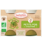 BABYBIO POT PETITS POIS 2 X 130 G