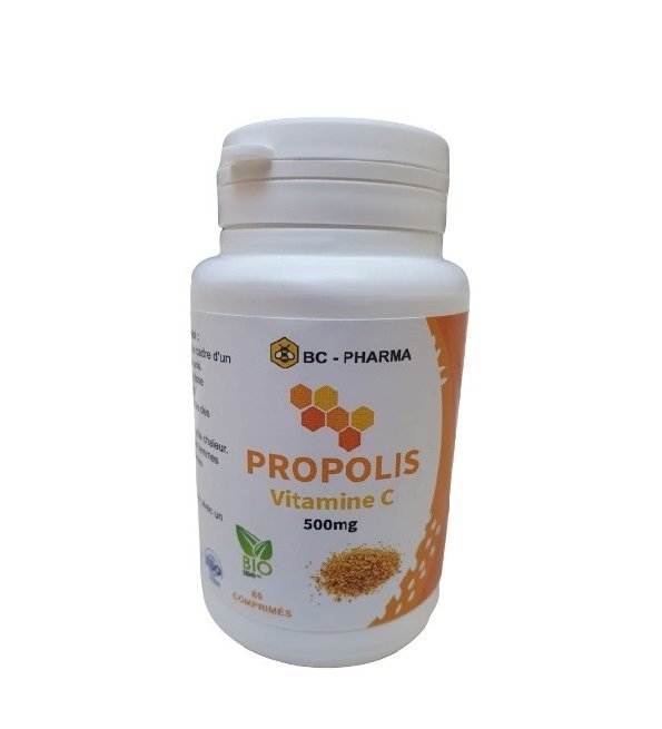 capsule-propolis-vitamine-c-80-comprimes-bc-pharma-2.jpg BC Propolis Vitamine C 400mg 40 Comprimés – Image 1