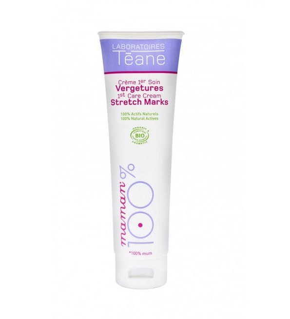 creme-1er-soin-vergetures-maman-150ml.jpg DERMA Bébé 100% MAMAN Crème 1er Soin Vergetures 150ml – Image 1