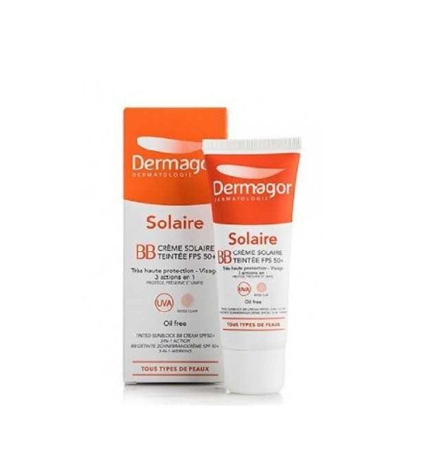 dermagor-solaire-bb-creme-solaire-teintee-40-ml-1.jpg Dermagor Ecran Bébé crème Teinte SPF50+ 40ml – Image 1