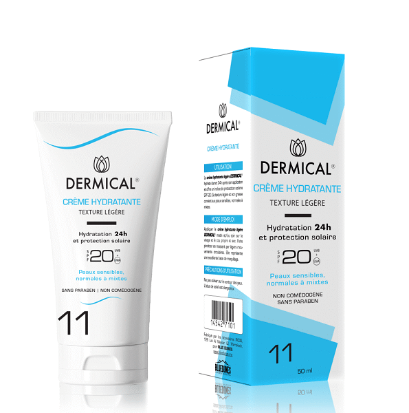 DERMICAL Crème Hydratante SPF20 50ml