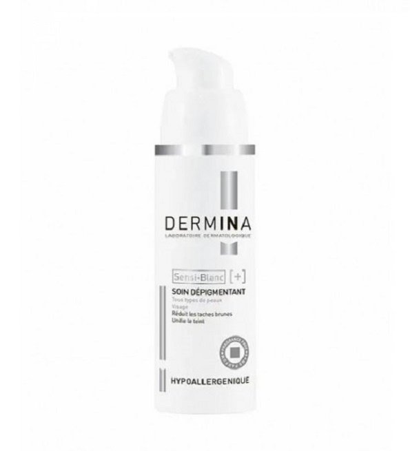 dermina-sensi-blanc-soin-depigmentant-anti-taches-30ml-1.jpg Dermina Sensi Blanc+ Soin Depigmentant 30ml – Image 1