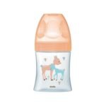 Dodie Biberon Sens+ Verre 150ml Beige 0-6m Tetine Plat D1