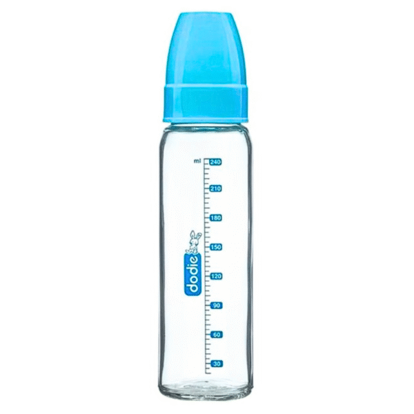 Dodie Biberon Verre 240ml Bleu