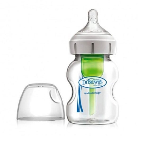 Dr brown&rsquo;s Biberon cole large en verre 150ml SB51700
