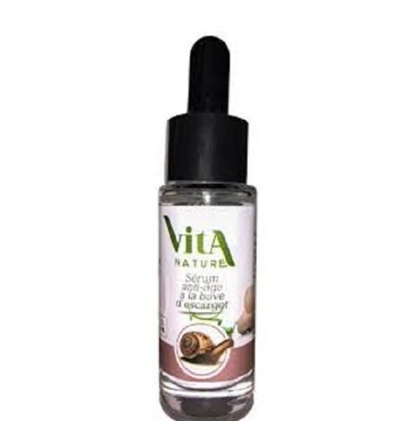 VITA NATURE Serum Anti age à la Bave d&rsquo;Escargot 30ml
