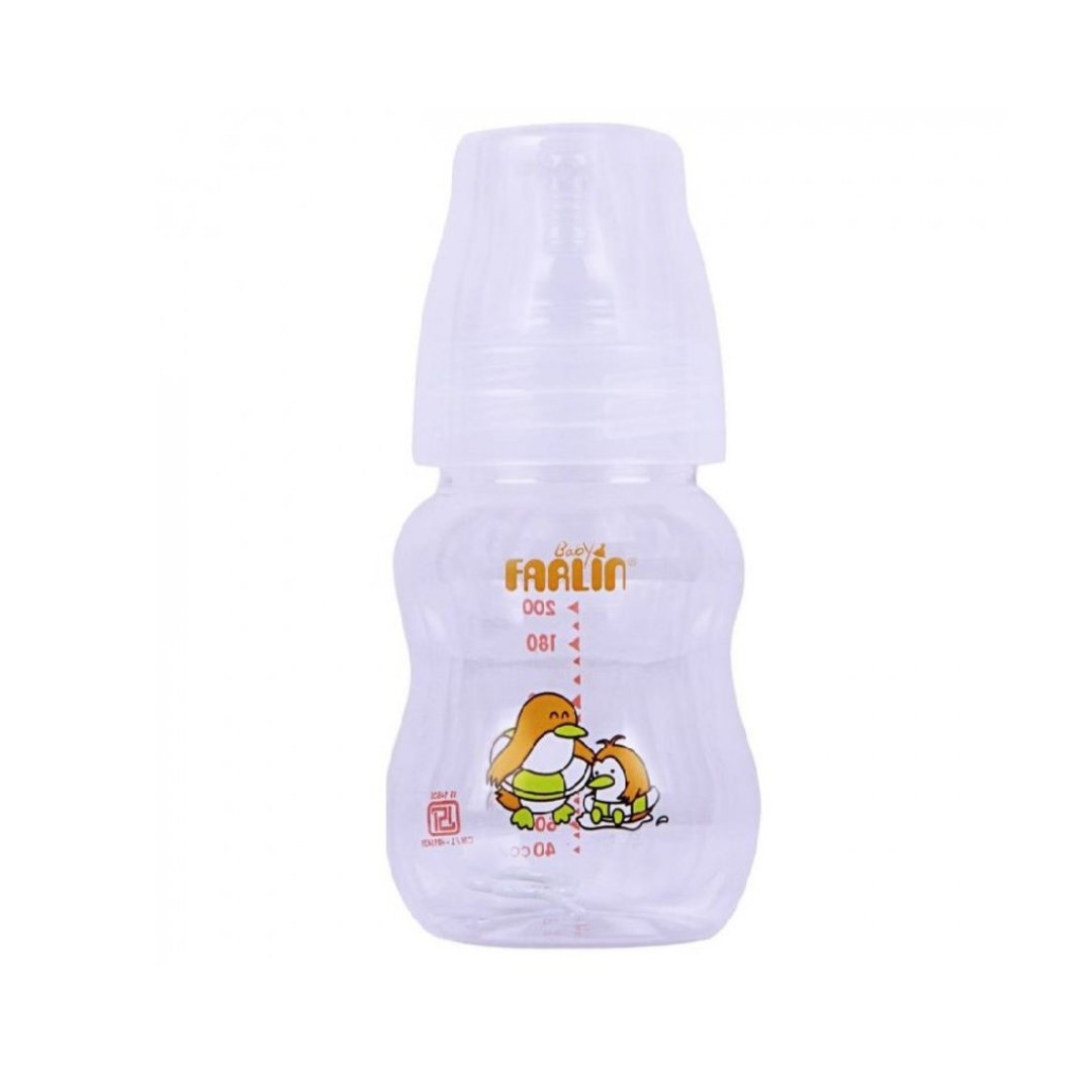farlin-bib-en-plastic-GM-200ml-1.png Farlin Biberon En Plastic col Large 200ml – Image 1