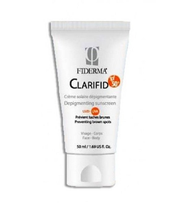 fiderma-clarifid-creme-depigmentante-solaire-spf-50-50-ml-1.jpg FIDERMA Clarifid Ecran Solaire Depigmentante spf50+ 50ml – Image 1