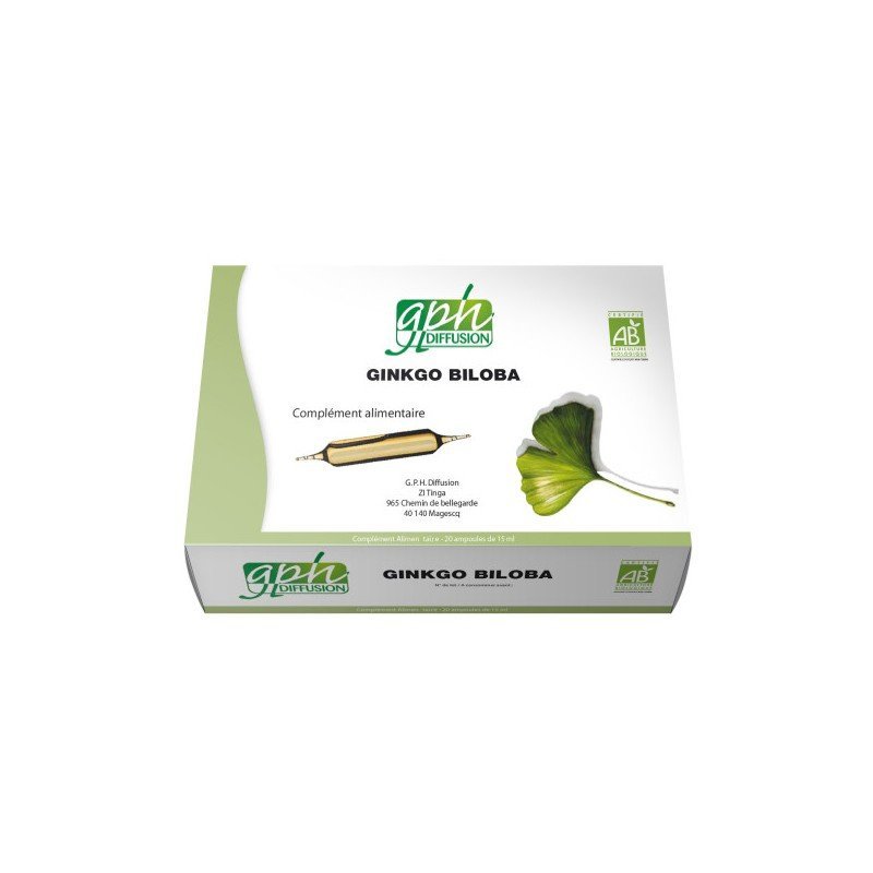 gph-diffusion-gingko-biloba-bio-20amp-x-15ml.jpg GPH Diffusion Ginkgo Biloba 20 Ampoules*15ml – Image 1