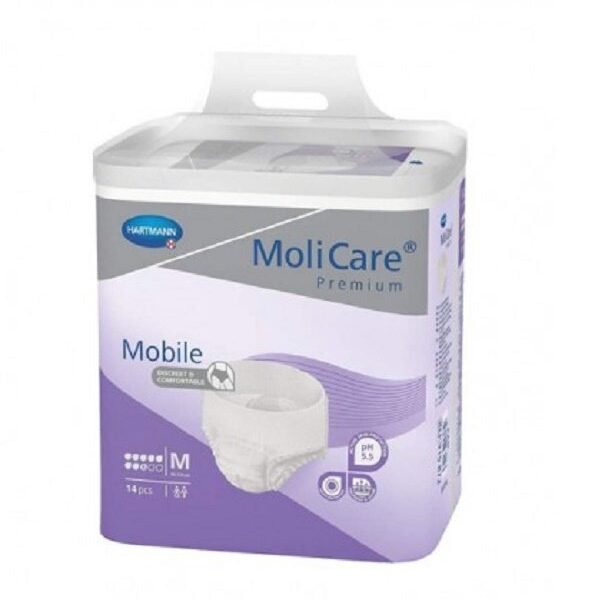 HARTMANN MOLICARE MOBILE SUPER SLIP ABSORBANT TAILLE M/NUIT X14 Unités