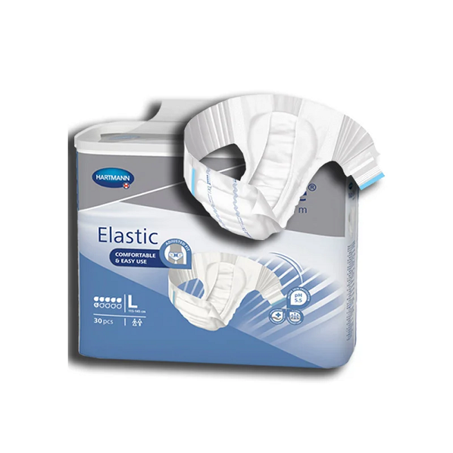 hartmann-molicare®-premium-change-elastic-6g-jour-taille-l-30-unites-1.png HARTMANN MOLICARE PREMIUM CHANGE ELASTIC 6G TAILLE M JOUR 30 Unités – Image 1