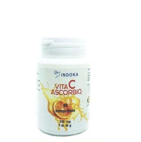 INDOKA VITA C ASCORBIQ 90 comprimés 500 mg