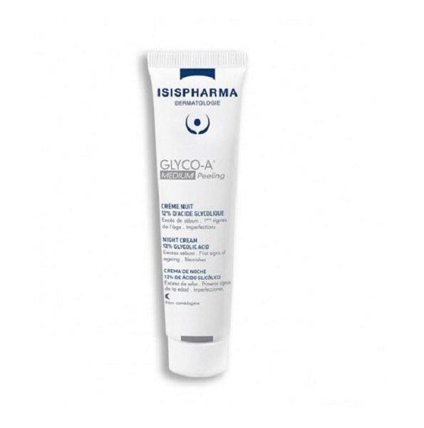 ISISHARMA GLYCO-A MEDIUM Peeling Crème Nuit 12% d&rsquo;acide glycolique 30ml