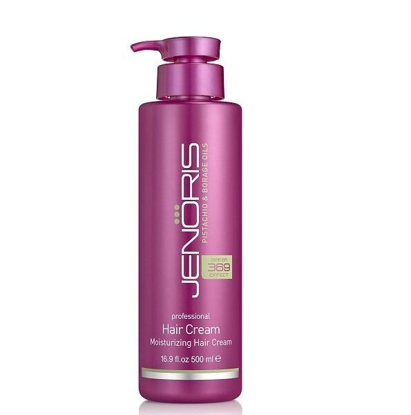 Jenoris – Crème hydratante pour cheveux secs et colorés 500 ml