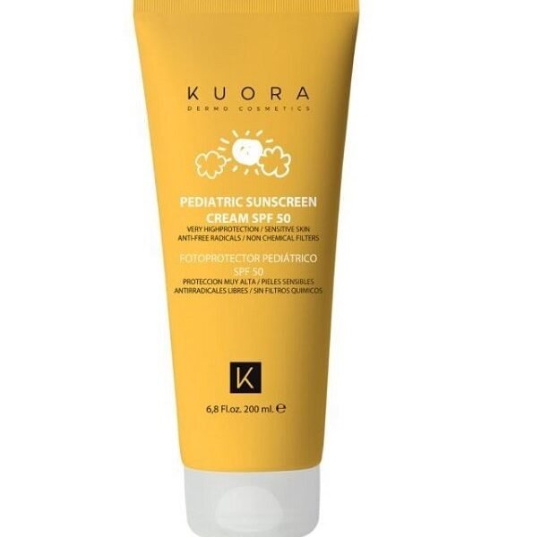 KUORA ECRAN SOLAIRE PEDIATRIQUE SPF 50 SANS FILTRES CHIMIQUES 200 ML