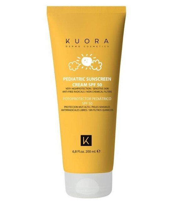kuora-ecran-solaire-pediatrique-spf-50-sans-filtres-chimiques-200-ml.jpg KUORA ECRAN SOLAIRE PEDIATRIQUE SPF 50 SANS FILTRES CHIMIQUES 200 ML – Image 1
