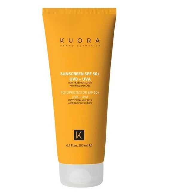 kuora-ecran-solaire-spf-50-uvbuva-200ml.jpg KUORA Écran Solaire Corporel SPF50+ 200ML – Image 1