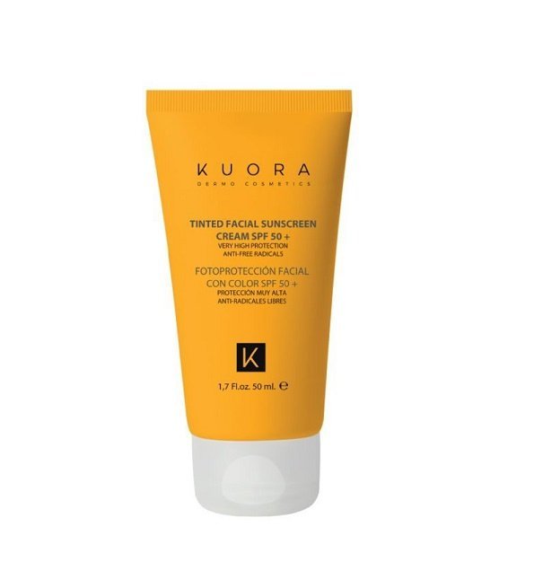 kuora-ecran-solaire-teintee-spf-50-50ml.jpg KUORA Écran Teinté SPF50+ 50ML – Image 1