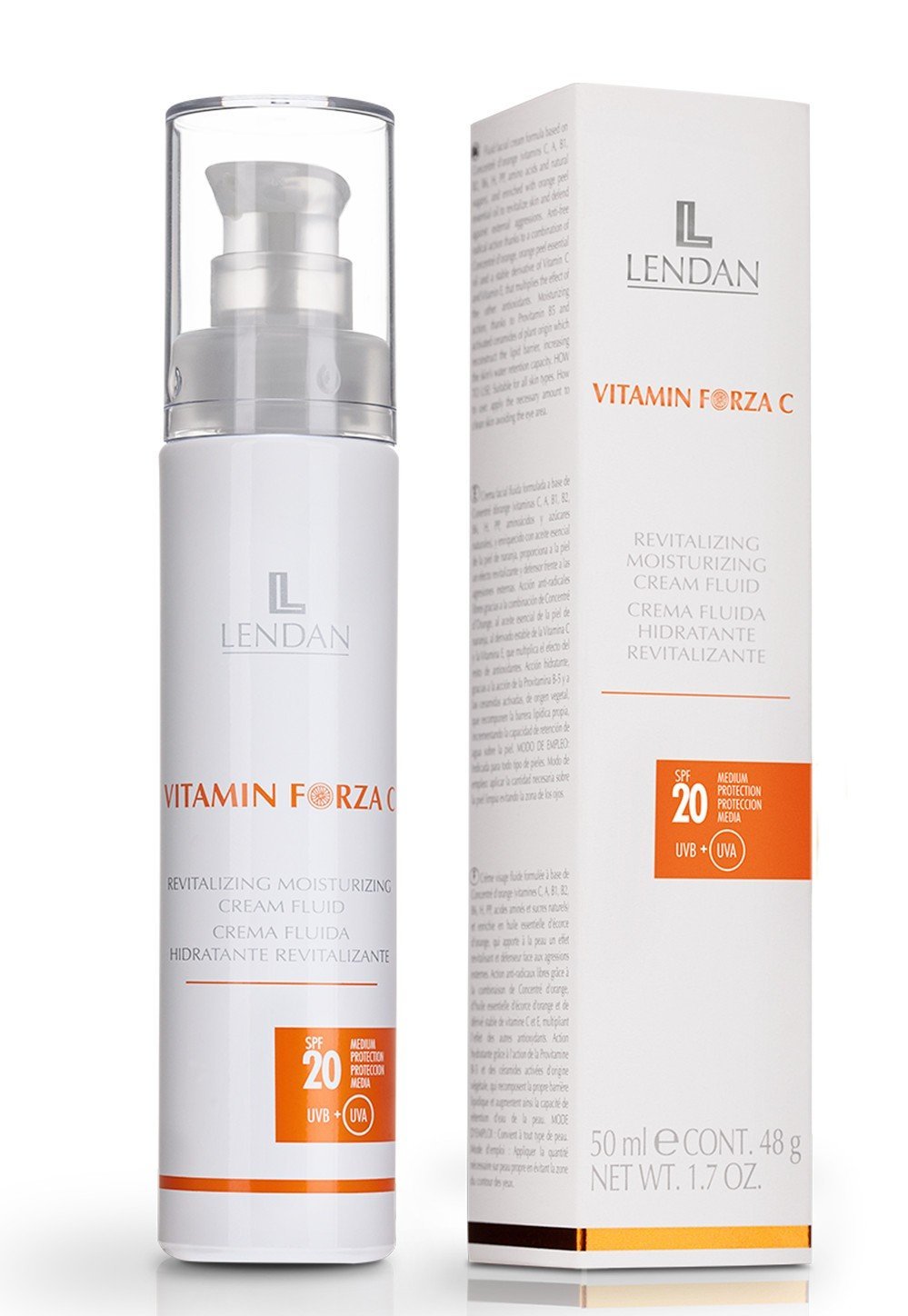lendan1_7_-1.jpg LENDAN VITAMIN FORZA CRÈME FLUIDE HYDRATANTE RÉGÉNÉRATRICE 50ml – Image 1