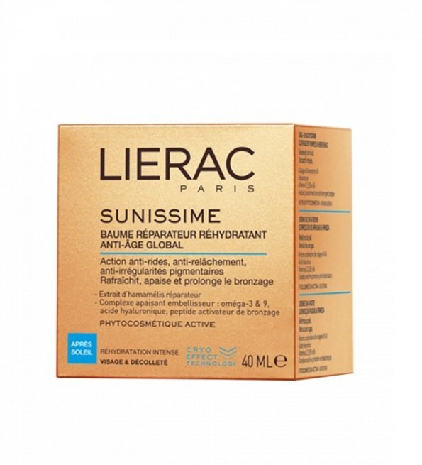 lierac_sunissime_apres_soleil_baume_reparateur_visage_et_decollete_40ml-1.jpg LIERAC SUNISSIME APRES SOLEIL BAUME REPARATEUR VISAGE ET DECOLLETE 40ML – Image 1