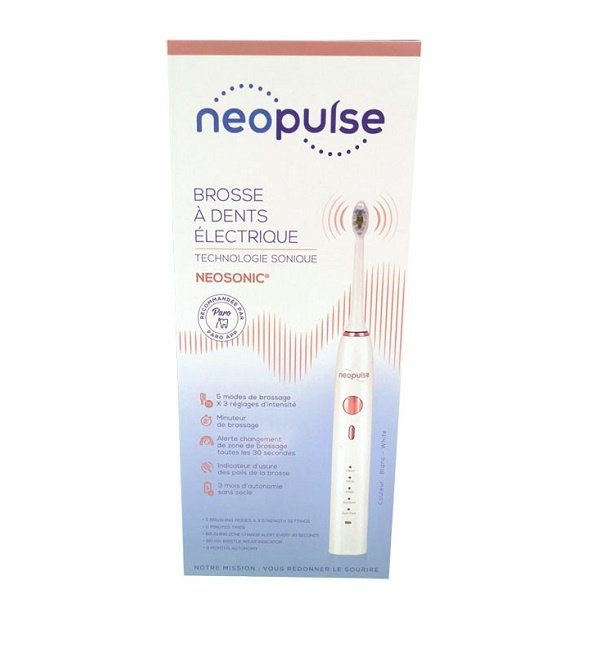 neopulse-brosse-a-dents-electrique-neosonic-blanche-1.jpg NEOPULSE BROSSE A DENTS ELECTRIQUE NEOSONIC BLANCHE – Image 1