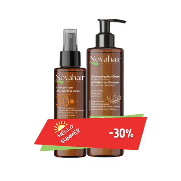 Novahair Pack Hello Summer Lotion + Shampoing -30%