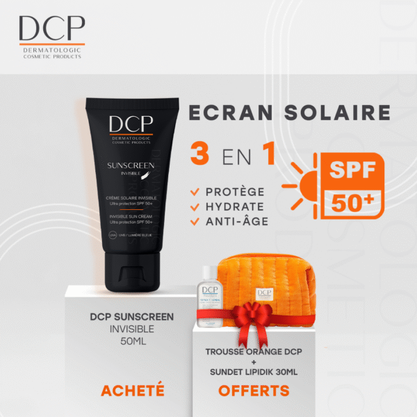 DCP SUNSCREEN INVISIBLE Ultra Protection Spf 50+ = Trousse + Miniature Offerte
