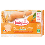 BABYBIO Petits Boudoirs à l&rsquo;huile Essentielle d&rsquo;orange Douce 120G