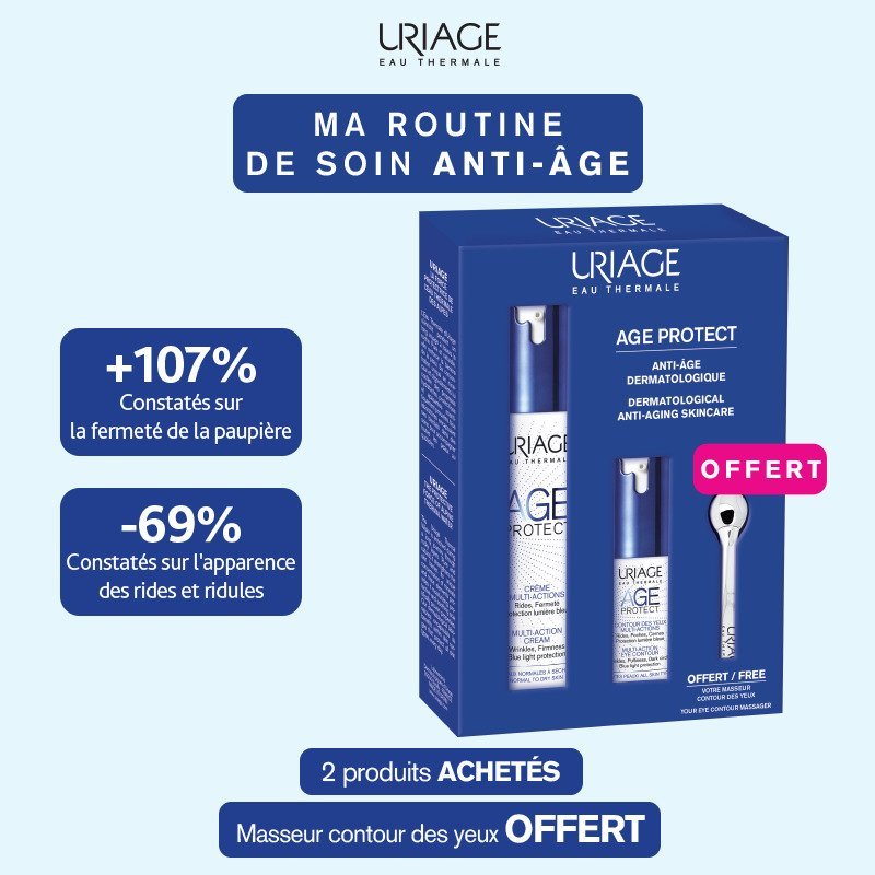 post-1-1.jpg URIAGE Age protect Duo Coffret Crème Peau Normale à Sèche = Contour des Yeux + Masseur CTY – Image 1