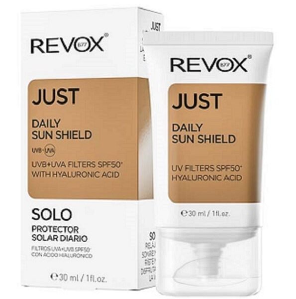 REVOX B77 JUST DAILY SUN SHIELD UVA+ UVB SPF50+
