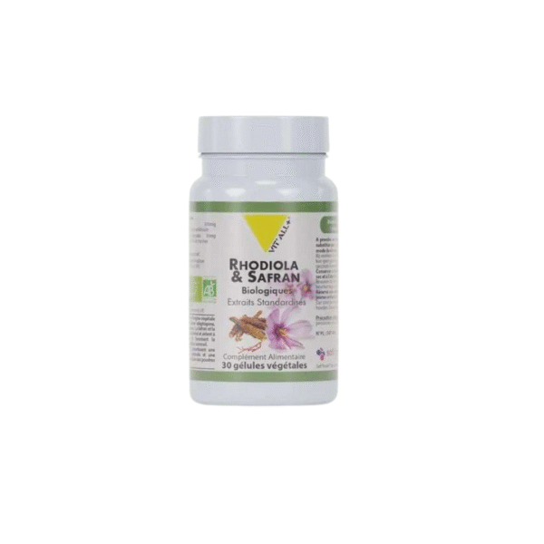 VIT&rsquo;ALL+ Rhodiola & Safran 30 gelules